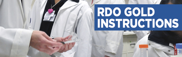 RDO Gold Procedures & Instructions